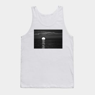 Black and White Sunset Tank Top